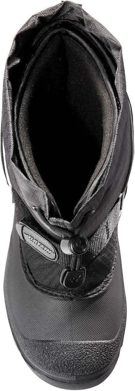 image:imageBaffin Kids Junior MUSTANG Waterproof Insulated Tundra Rated Breathable NylonRubber Tall Height Winter Outdoor Snow BootsBlack