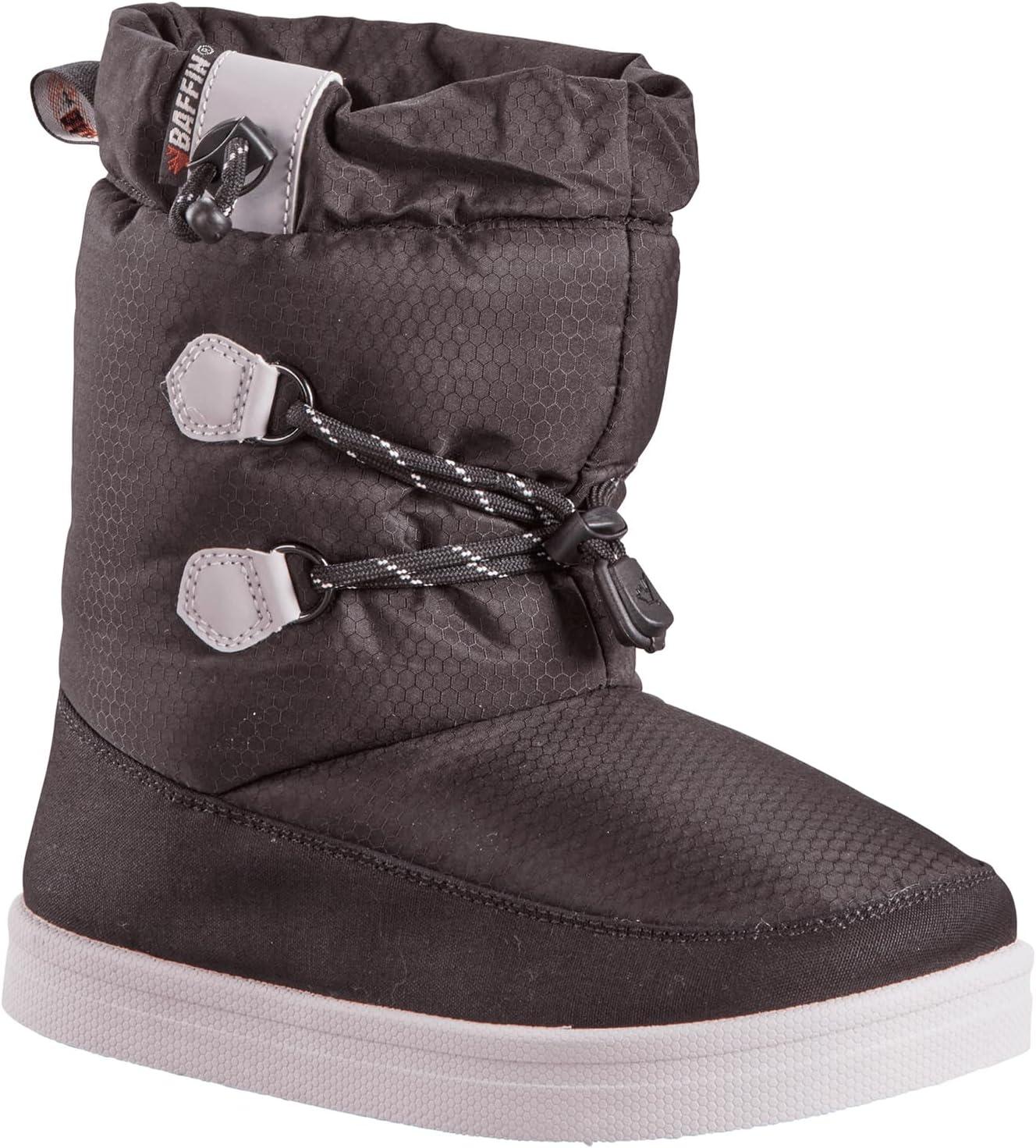 image:imageBaffin Kids Junior WANDER Insulated Waterproof Breathable MultiLayer Insulated TundraRated MidHeight Outdoor Snow BootsBlack