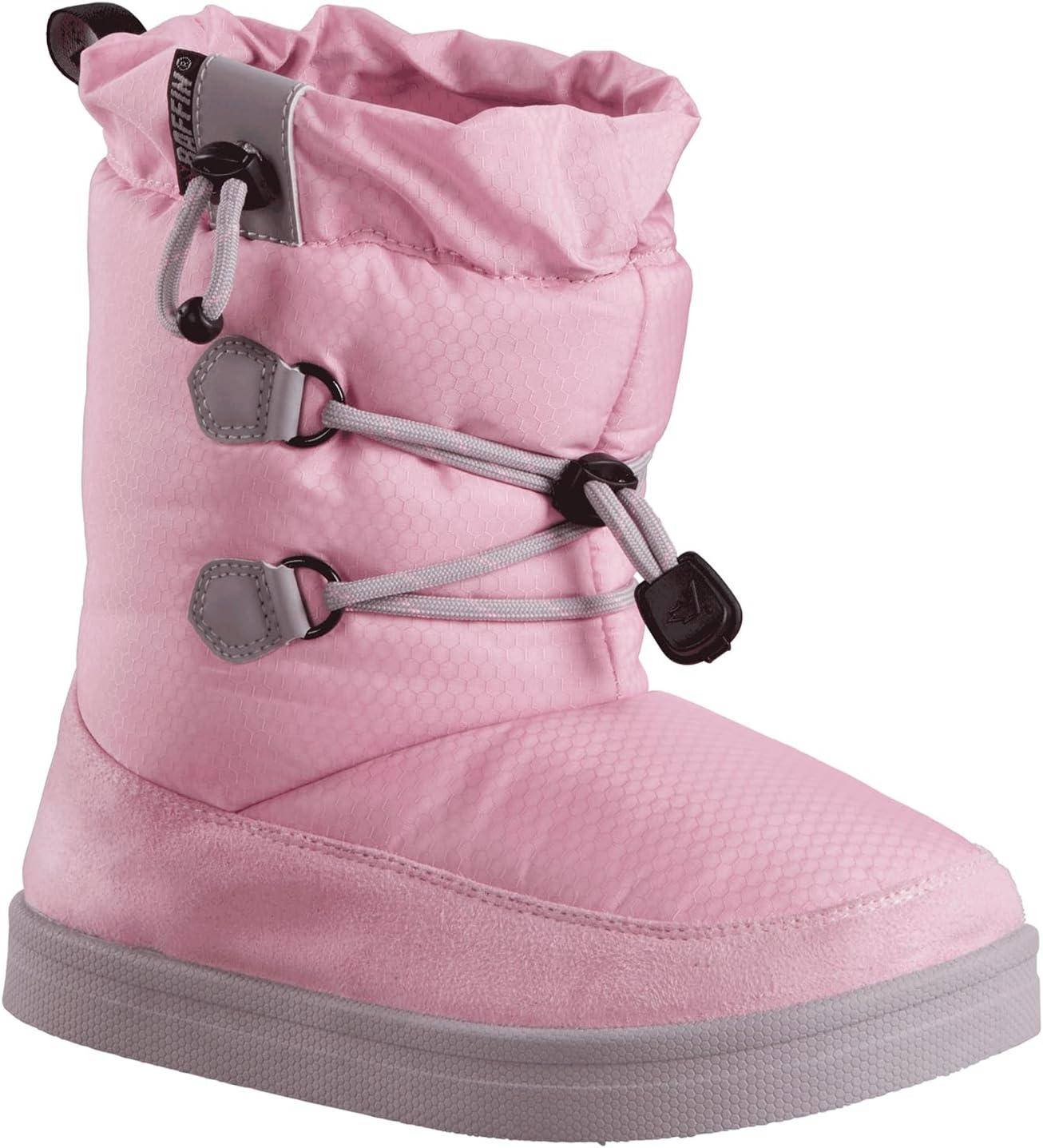 image:imageBaffin Kids Junior WANDER Insulated Waterproof Breathable MultiLayer Insulated TundraRated MidHeight Outdoor Snow BootsPink