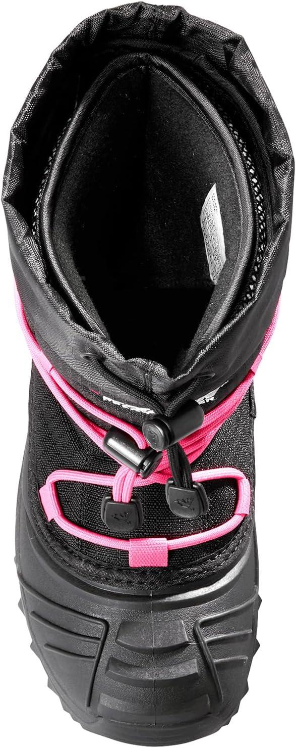 image:imageBaffin Kids Junior YOUNG SNOGOOSE Insulated Waterproof Flexible ComfortFit MultiLayer Tall Snow Boots wPolar Rubber BaseBlackHyper Berry