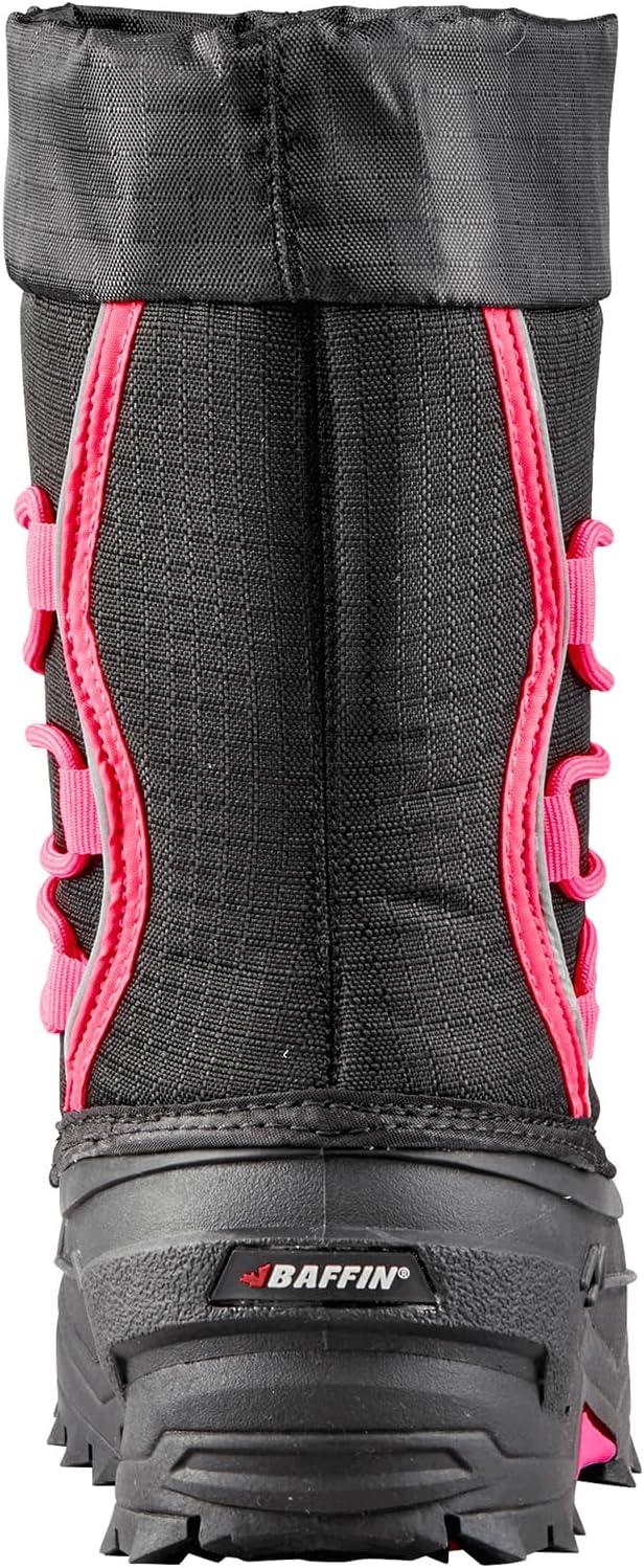 image:imageBaffin Kids Junior YOUNG SNOGOOSE Insulated Waterproof Flexible ComfortFit MultiLayer Tall Snow Boots wPolar Rubber BaseBlackHyper Berry