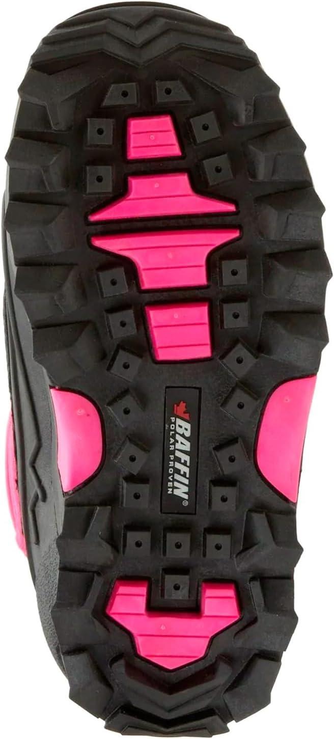 image:imageBaffin Kids Junior YOUNG SNOGOOSE Insulated Waterproof Flexible ComfortFit MultiLayer Tall Snow Boots wPolar Rubber BaseBlackHyper Berry