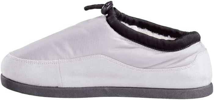 image:imageBaffin Unisex CABIN Hybrid Waterproof Insulated Lightweight Breathable Soft Adjustable IndoorOutdoor Slipon SlipperCoastal Grey