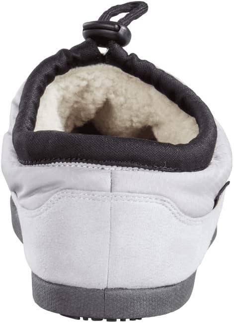 image:imageBaffin Unisex CABIN Hybrid Waterproof Insulated Lightweight Breathable Soft Adjustable IndoorOutdoor Slipon SlipperCoastal Grey