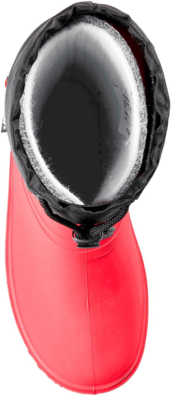image:imageBaffin Unisex Kids ICE CASTLE Waterproof Insulated MultiLayer Winter Snow Boots Polar Rubber Base amp MoistureWicking LinerRed