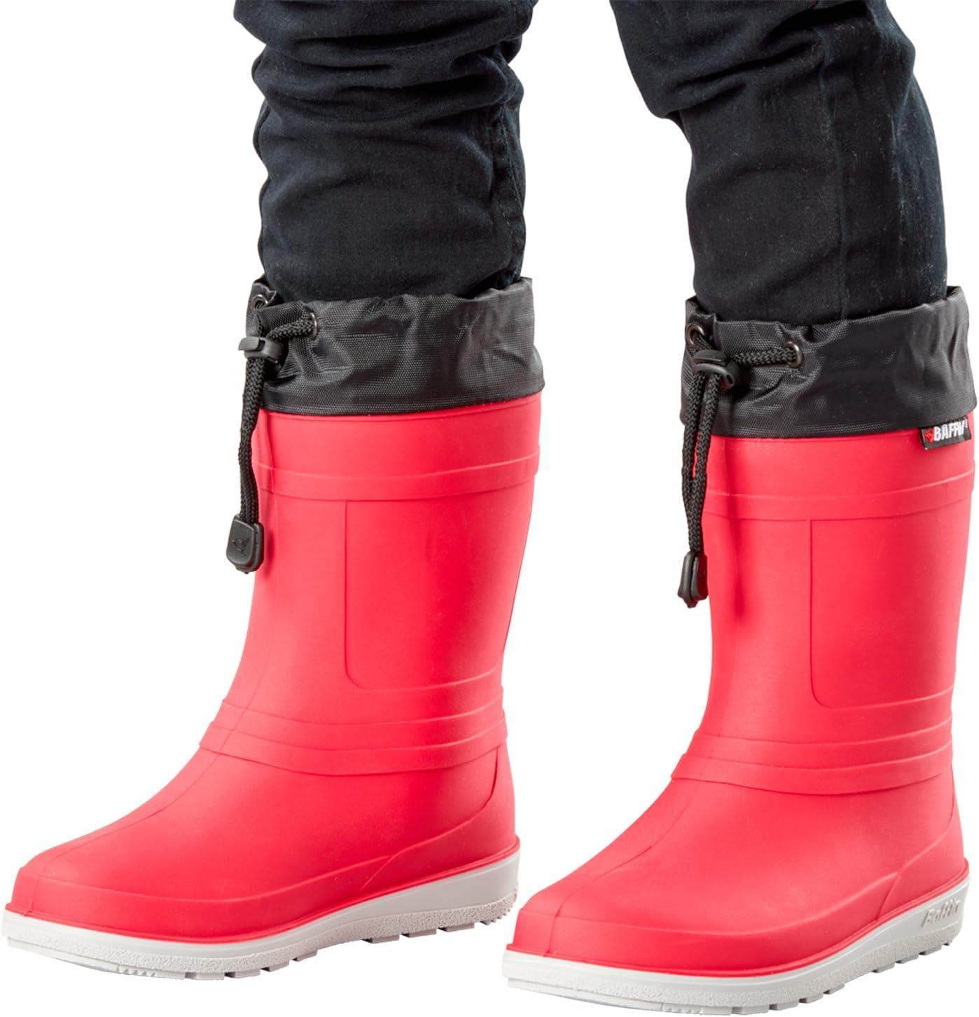 image:imageBaffin Unisex Kids ICE CASTLE Waterproof Insulated MultiLayer Winter Snow Boots Polar Rubber Base amp MoistureWicking LinerRed