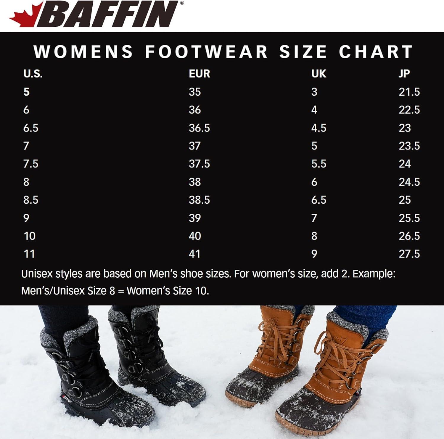 image:imageBaffin Womens BOBCAYGEON Tall Waterproof Insulated Lightweight TundraRated Removable Liner Cold Weather Winter Snow BootsBlack