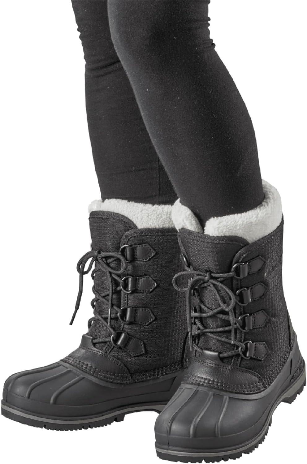 image:imageBaffin Womens BOBCAYGEON Tall Waterproof Insulated Lightweight TundraRated Removable Liner Cold Weather Winter Snow BootsBlack
