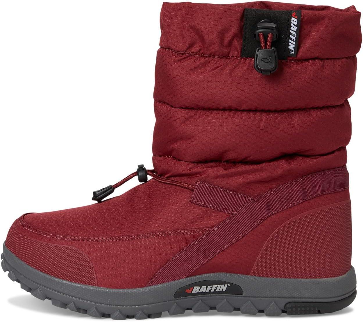 image:imageBaffin Womens CLOUD LOW Waterproof Breathable Lightweight Winter SlipResistant MidHigh Boots for Hiking amp Casual WearCrimson Red