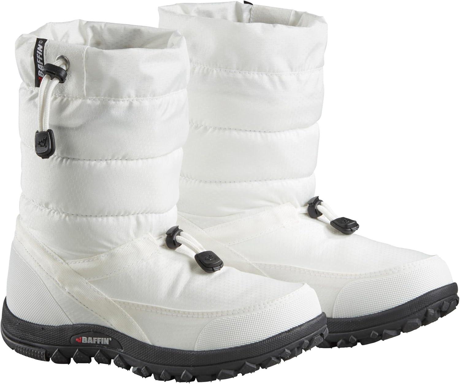 image:imageBaffin Womens CLOUD LOW Waterproof Breathable Lightweight Winter SlipResistant MidHigh Boots for Hiking amp Casual WearWhite