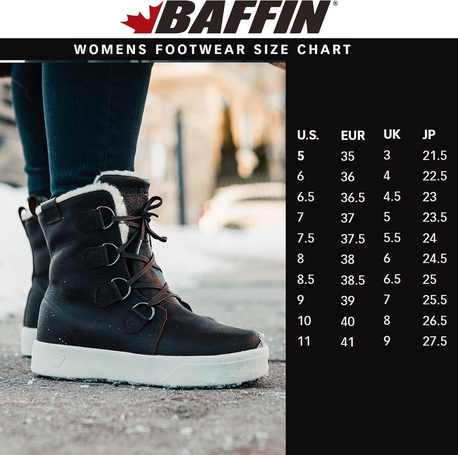 image:imageBaffin Womens HIGH PARK Mid Waterproof Breathable Lightweight Insulated SlipResistant Cold Weather Winter Snow Boots