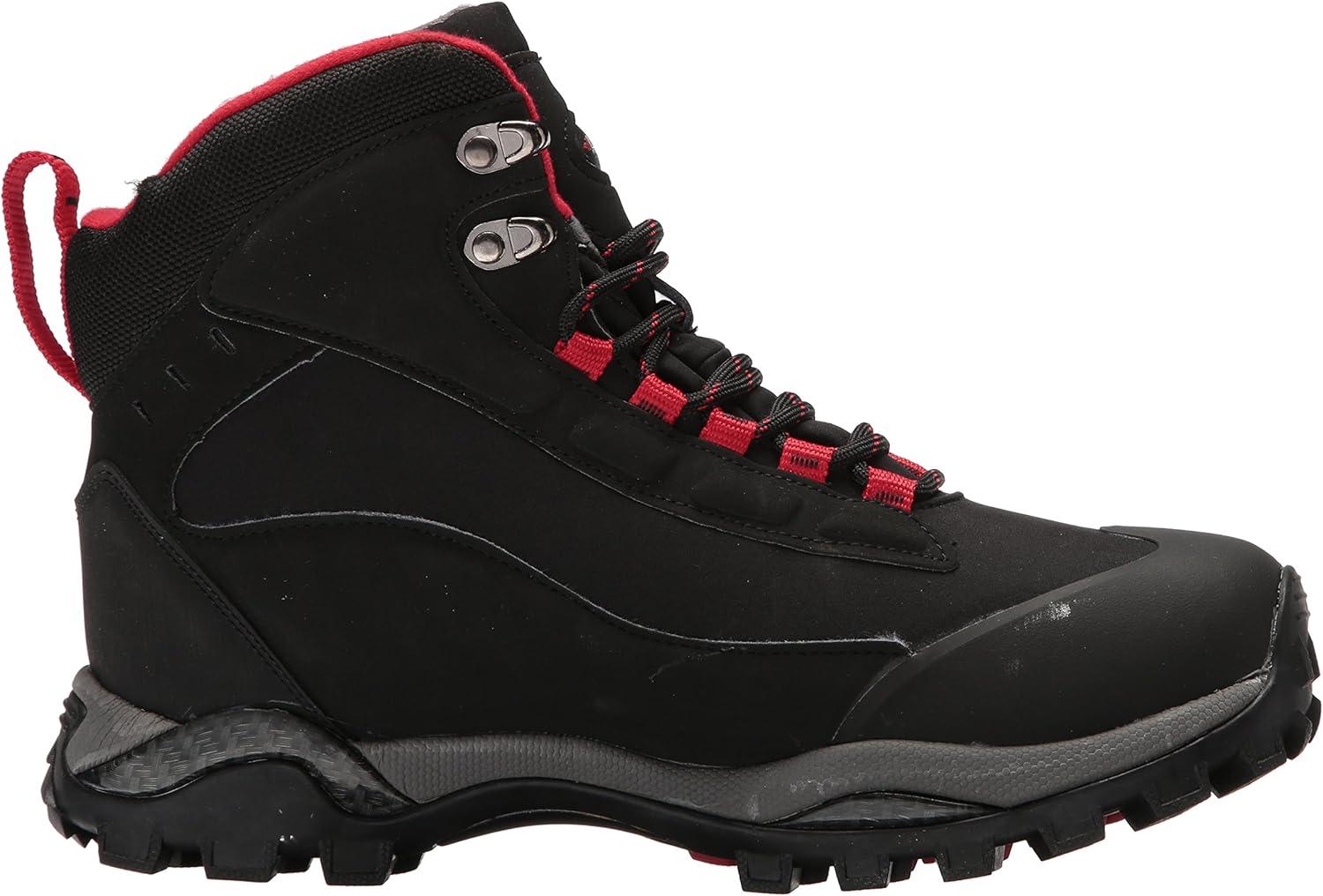 image:imageBaffin Womens HIKE Mid Waterproof Insulated Lightweight TundraRated Cold Weather Boots for Hiking Trekking amp CampingBlackRed
