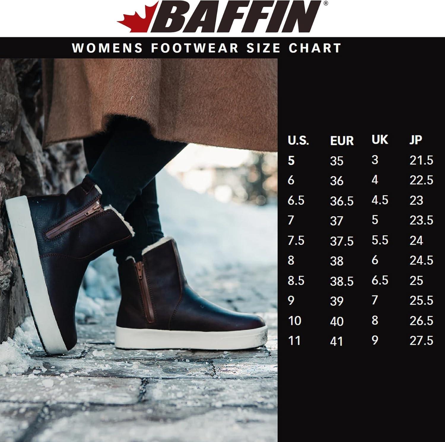 image:imageBaffin Womens LIBERTY Mid Waterproof Insulated Breathable NorthernRated Cold Weather Slip Resistant Winter Snow BootsBlack