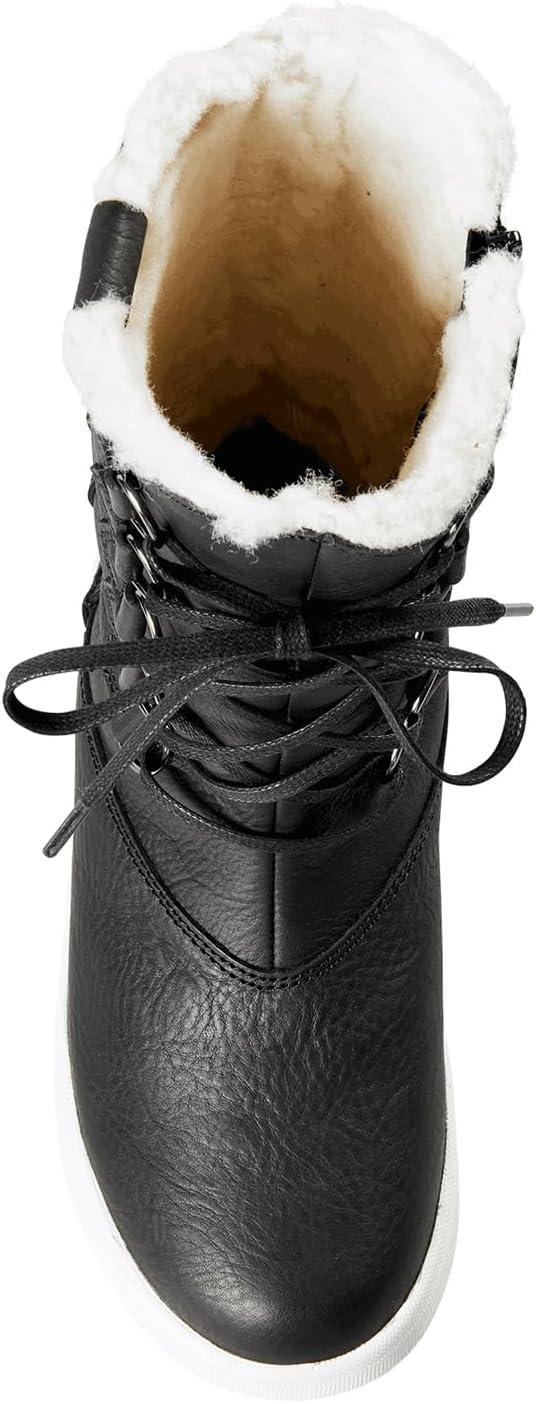 image:imageBaffin Womens YORKVILLE Waterproof Insulated TallHeight Winter Snow Boots Leather Upper Wool Lining SlipResistant BaseBlack