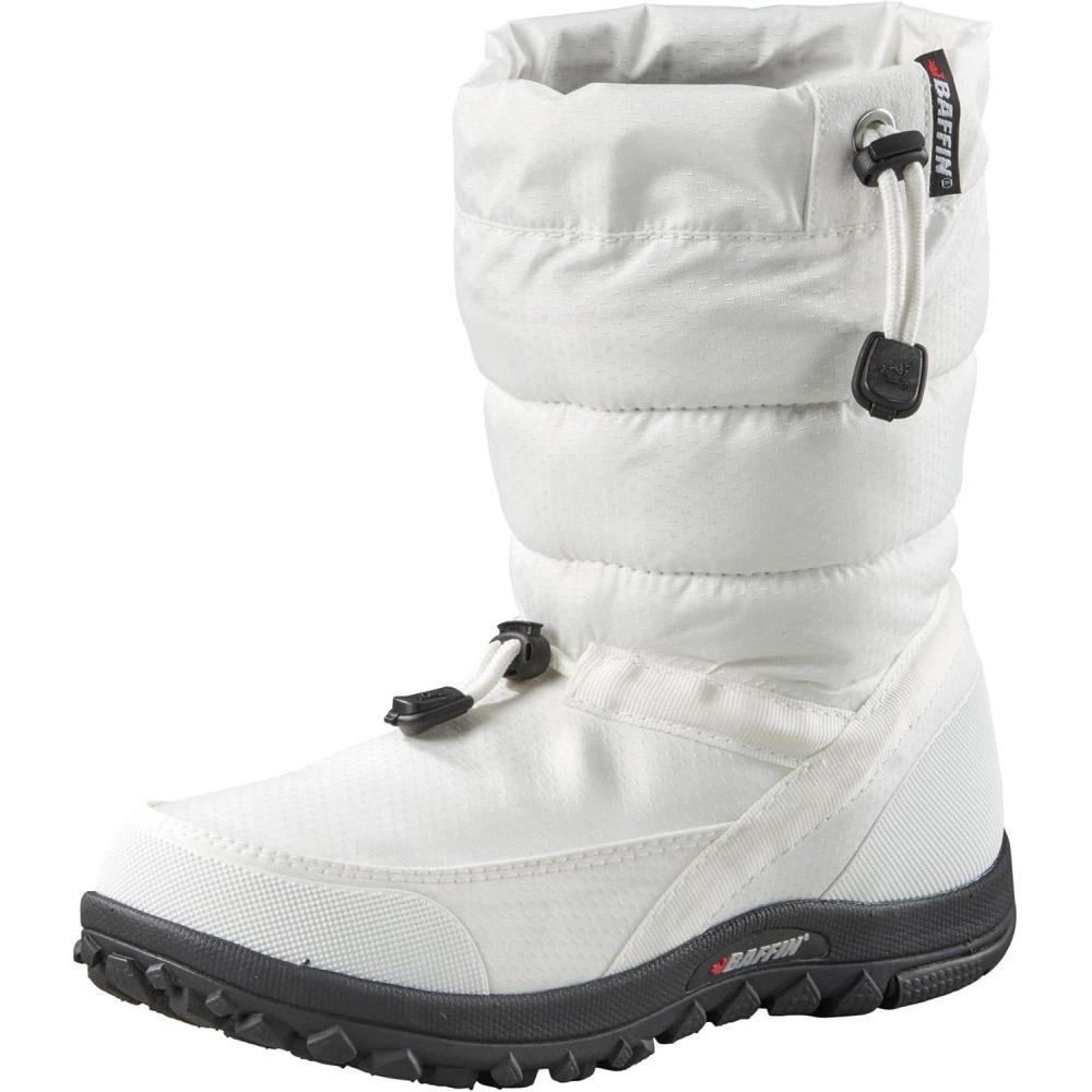 image:imageBaffin Womens CLOUD LOW Waterproof Breathable Lightweight Winter SlipResistant MidHigh Boots for Hiking amp Casual WearWhite