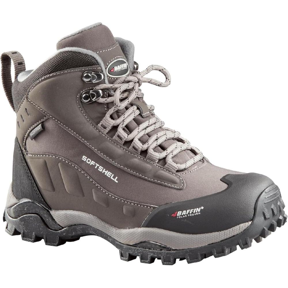 image:imageBaffin Womens HIKE Mid Waterproof Insulated Lightweight TundraRated Cold Weather Boots for Hiking Trekking amp CampingCharcoal
