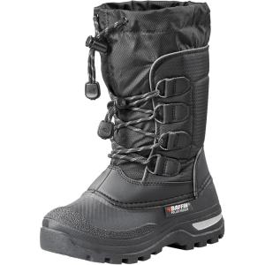 Baffin Unisex Kids’ PINETREE Waterproof Insulated Mid-Calf Winter Boots w/Comfort-Fit Inner Boot System & Arctic Rubber Base(Black)